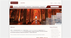 Desktop Screenshot of akincilaw.com