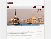 Tablet Screenshot of akincilaw.com